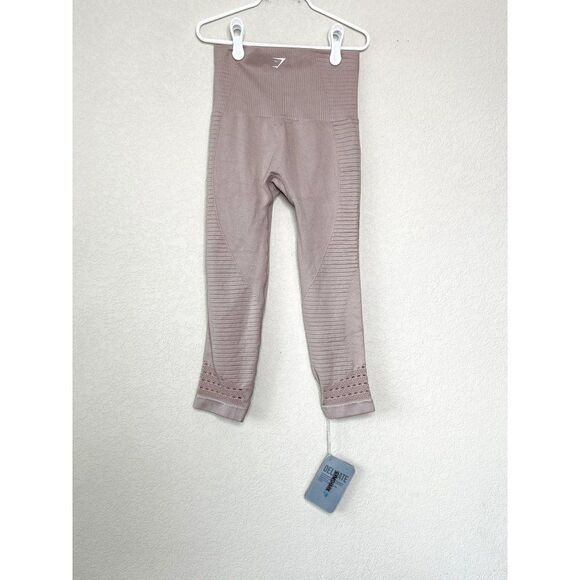 NWT! Gymshark Seamless Energy High Waisted Crop Leggings Size XS - Picture 3 of 4